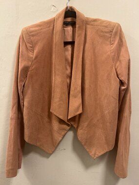 Harvey Suede Jacket from Alice + Olivia Dusty Rose Size L